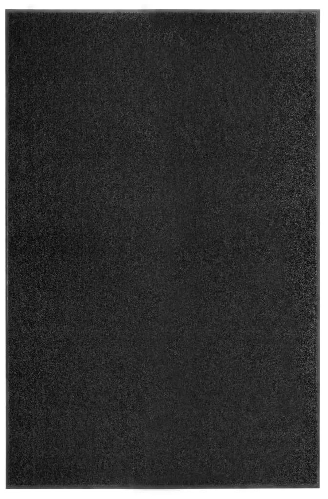Zerbino Lavabile Nero 120x180 Cm /