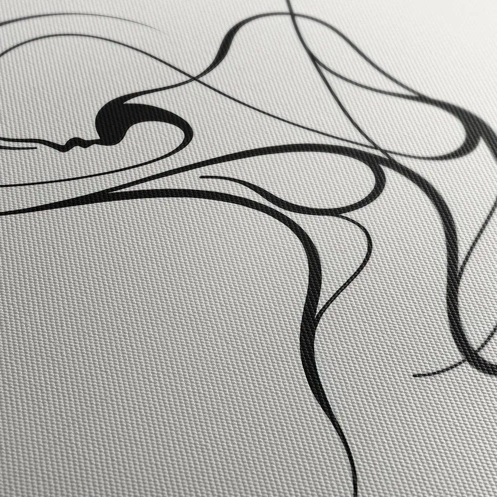 Quadro su tela – Linea delicata del corpo femminile