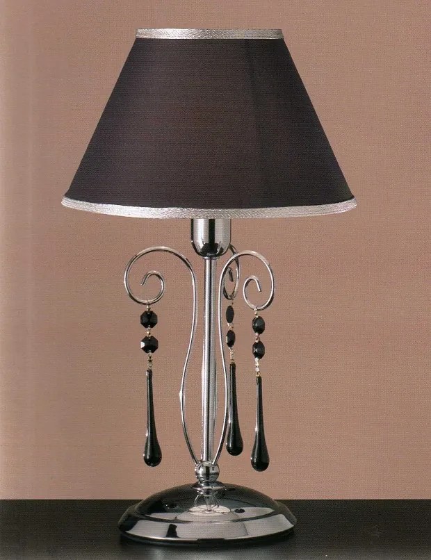 1-light table lamp - 711/L -Fashion Crystal Arredoluce Cromo