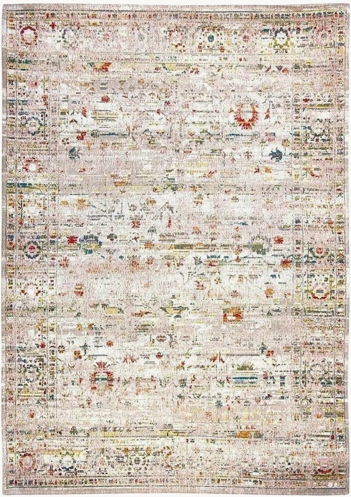Tappeto jacquard lavabile da interno-esterno Ushak