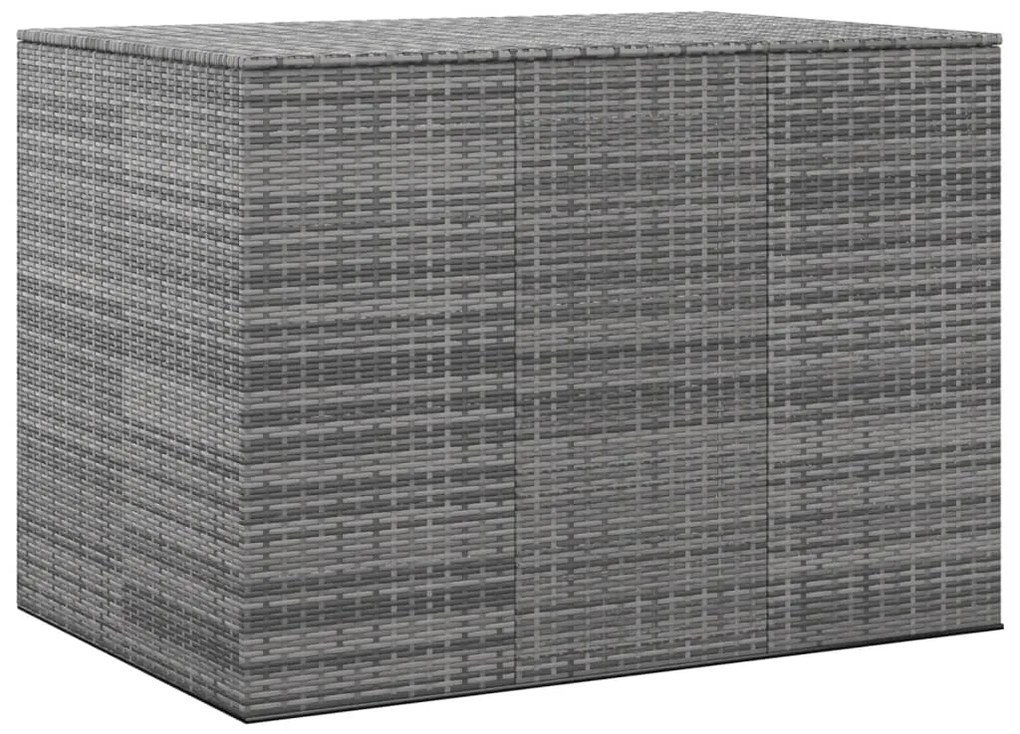 Contenitore Da Giardino İn Rattan Pe 145x100x103 Cm Grigio /