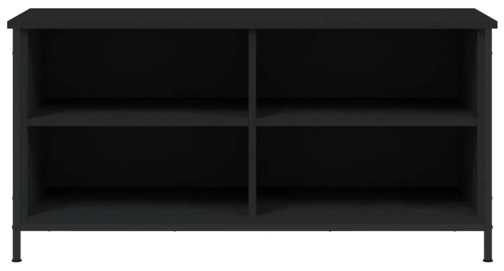 Mobile porta tv nero 100x40x50 cm in legno multistrato