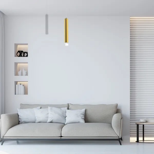 Lampadario LED su filo  GOLDIE 1xLED/5W/230V dorato