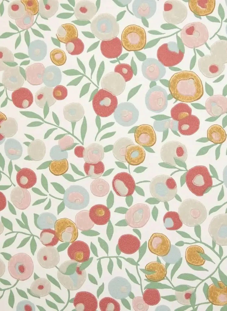 Liberty Carta da parati Wiltshire Blossom - Fennel
