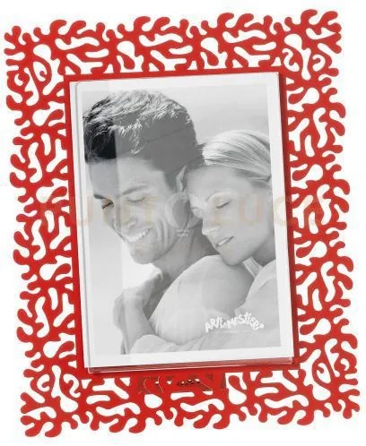 Portafoto corallo grande rosso