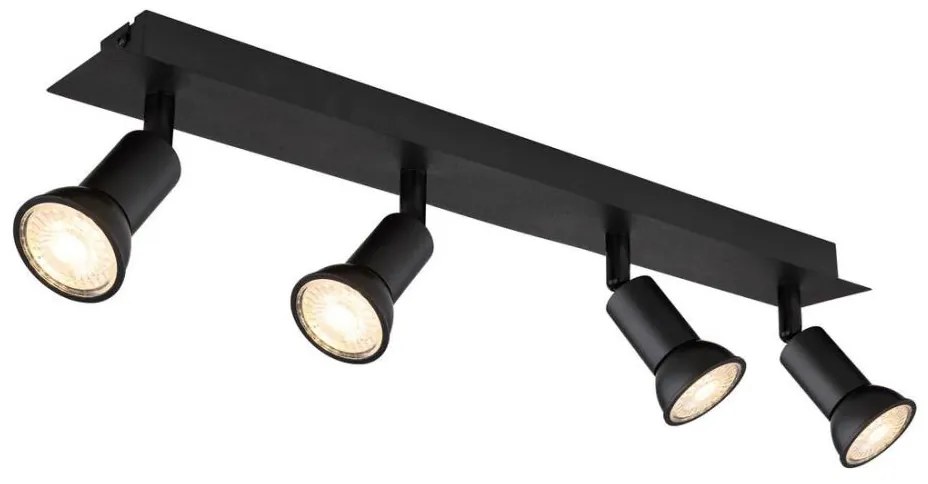 Globo 57998-4 - Faretto DREW 4xGU10/35W/230V nero