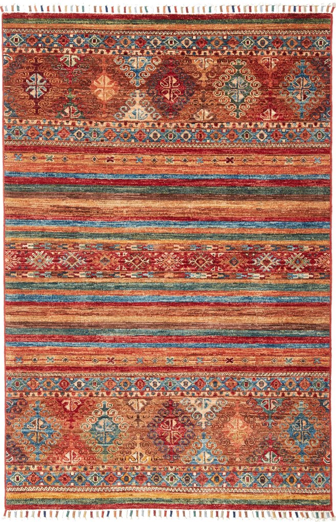 Samarkand Tappeto 100x150 (Pakistan) Annodato A Mano