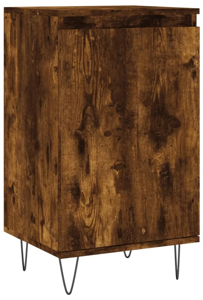 Credenza rovere fumo 40x35x70 cm in legno multistrato