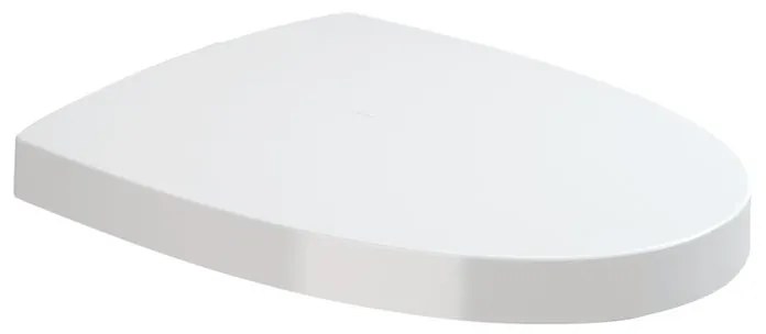 Copriwater Pop Art rettangolare originale per serie sanitari con chiusura rallentata in duroplast bianco