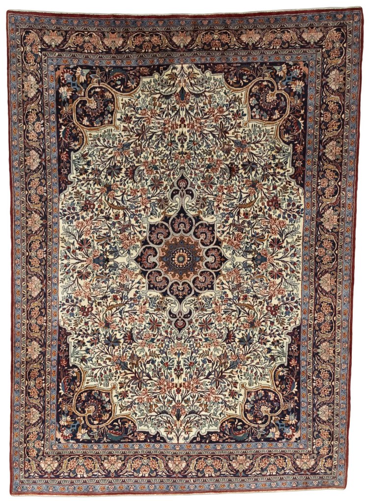 Bidjar Tappeto 310 x 220 Beige (Iran) Annodato A Mano