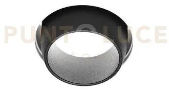 Lelanto faretto incasso orientabile 1 luce nero attacco gu10 d.5cm