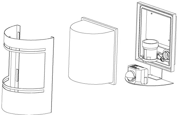 Eglo 99565 - Applique da esterno CERNO 1xE27/40W/230V IP44