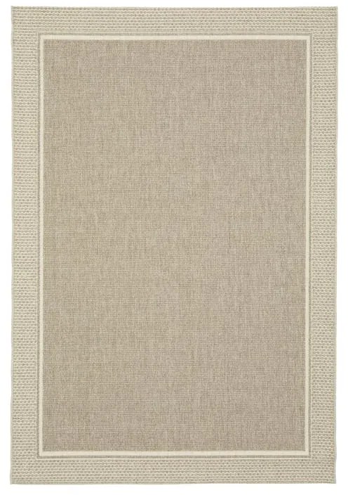 Tappeto Emma geometrico beige, L 230 x L 160 cm