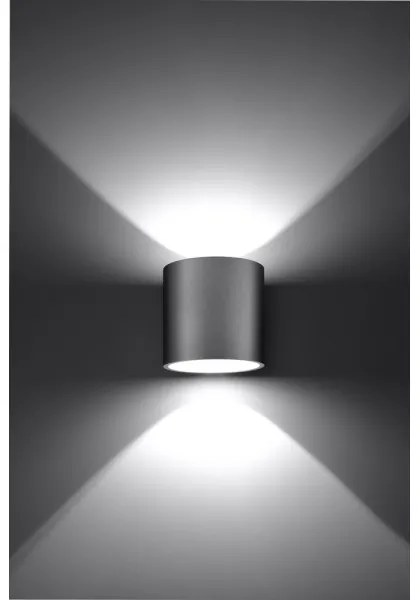 Sollux SL.0049 - Applique ORBIS 1 1xG9/40W/230V grigio