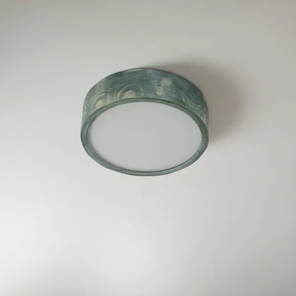 Brilagi - Lampada da soffitto PINO 1xE27/15W/230V pino/verde diam. 27,5 cm