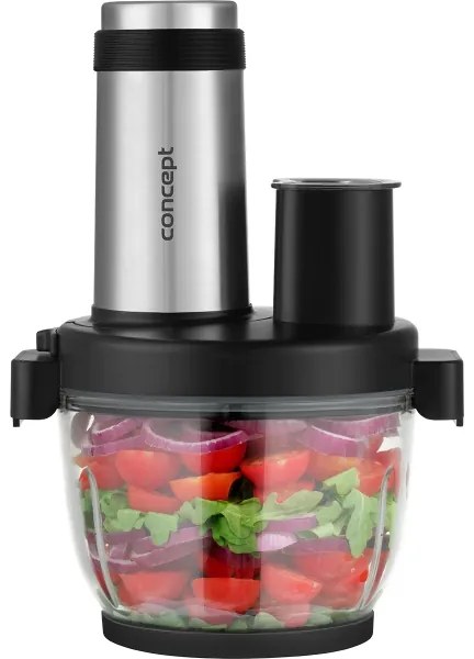 Concept RM3300 - Robot da cucina con grattugia 1000W/230V nero/acciaio inossidabile