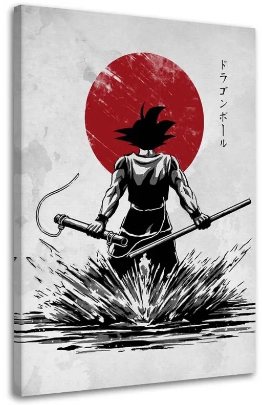 Quadro su tela, Anime Manga Samurai  Dimensioni 80x120