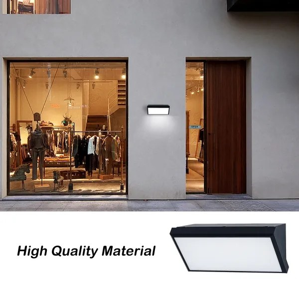 Brilagi - Applique LED da esterno con sensore TRIANGLE LED/20W/230V nera