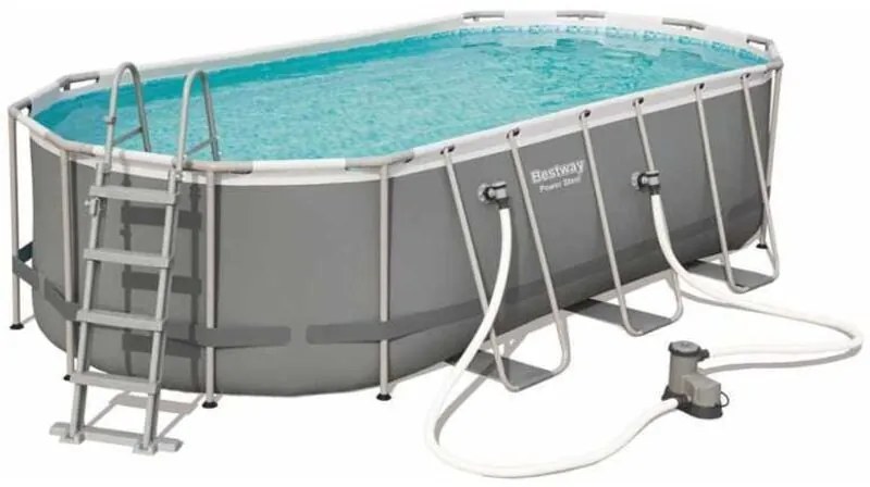 Piscina Fuori Terra Ovale Bestway 56710 Power Steel 549x274x122 cm