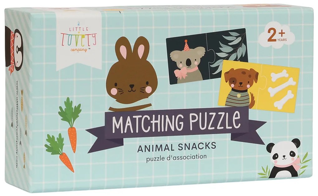 A Little Lovely Company - puzzle di abbinamento -  snack per animali