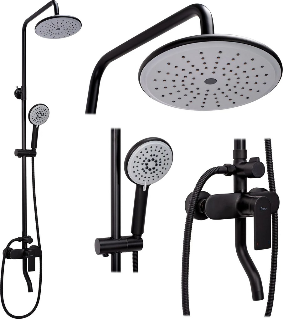 Set doccia Rea VERSO Black