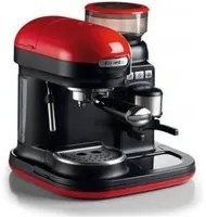 Ariete 1318 macchina da caff con macinacaff - 1 filtro - montalatte - 15 bar - 1080 watt - 0,8 litri - linea moderna - rosso - 00M131800AR0