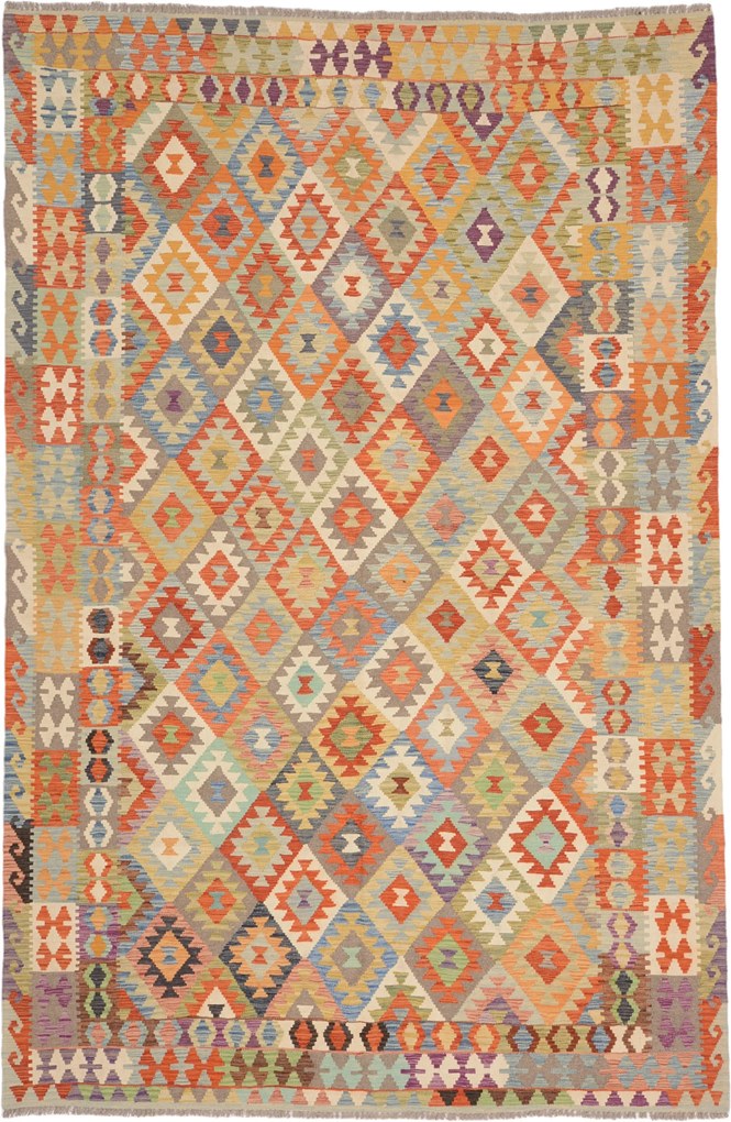 Kilim Tappeto orientale 300x200 (Afghanistan) Annodato A Mano