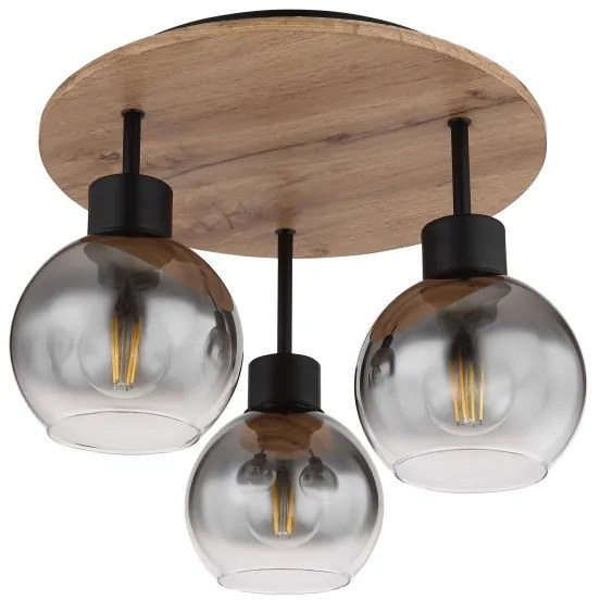 Globo 15656-3DR - Lampadario a plafone MOITAS 3xE27/40W/230V