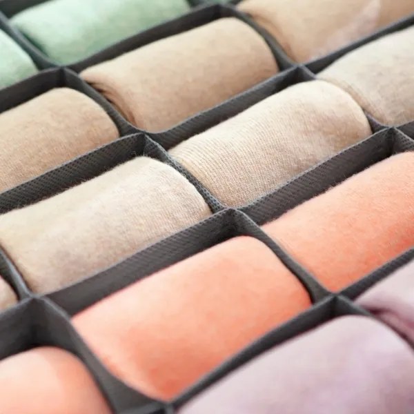 Organizzatore per biancheria da cassetto GRANT grigio