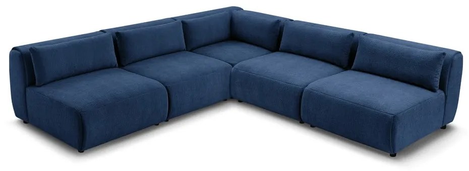 Divano angolare blu scuro (variabile) Jeanne - Bobochic Paris