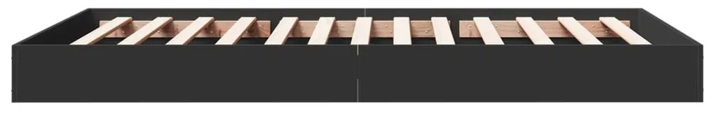 Giroletto nero 90x190 cm in legno multistrato