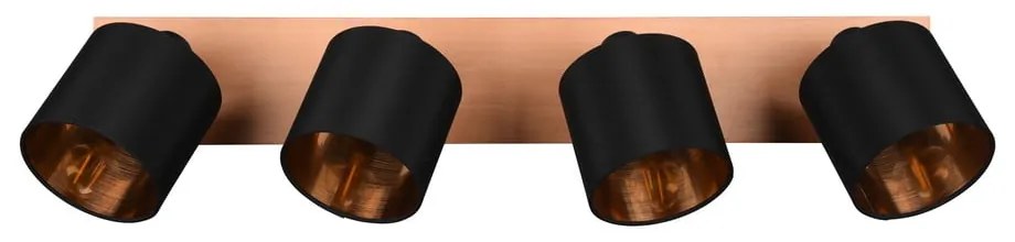 Faretto nero/di colore naturale ø 12 cm Tommy – Reality