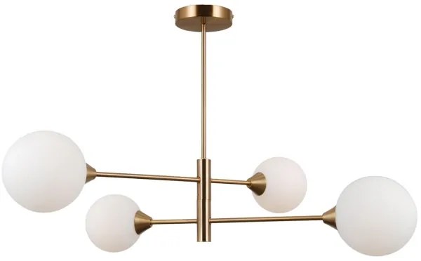 ITALUX PND-55342-4-HB - Lampadario EVORA 4xG9/5W/230V ottone