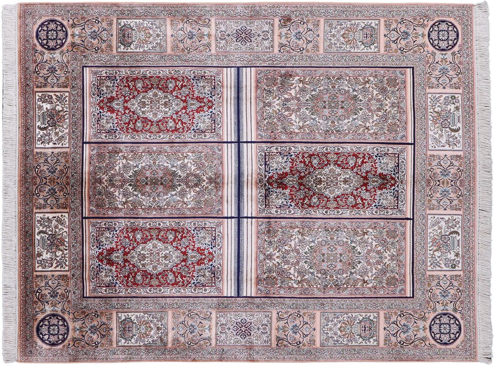 Cashmere Silk Tappeto orientale 200 x 150 (Indian) Annodato A Mano