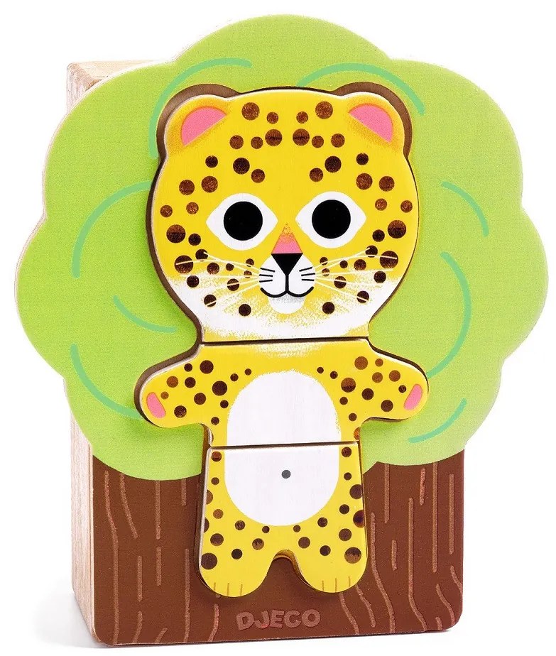 Puzzle in legno - 6 animali