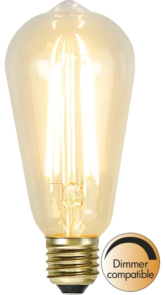 Lampadina LED calda a filamento dimmerabile E27, 4 W Soft Glow - Star Trading