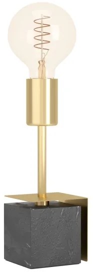 Eglo 390168 - Lampada da tavolo CARMITA 1xE27/40W/230V oro/nero marmo
