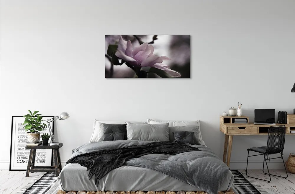 Quadro su tela Magnolia 100x50 cm