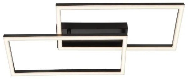 Brilliant - Plafoniera LED JORVIC LED/21W/230V 29x60 cm nera