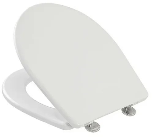 Copriwater compatibile vaso Globo serie Arianna in termoindurente bianco