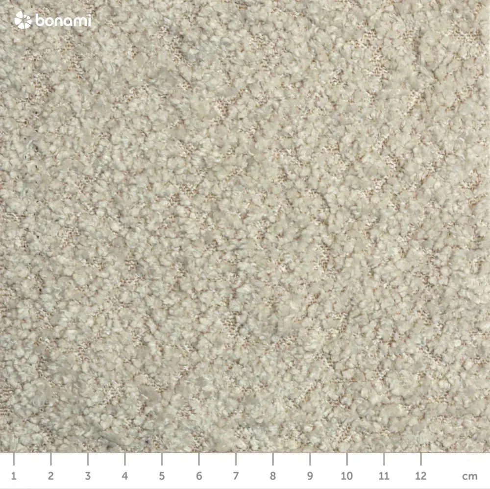 Divano letto in tessuto bouclé beige 215 cm Patti - Bonami Selection
