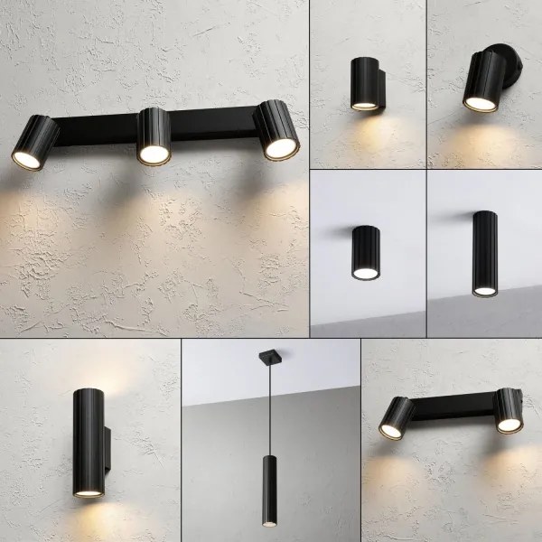 Brilagi - Faretto CRISPINA 3xGU10/10W/230V nero