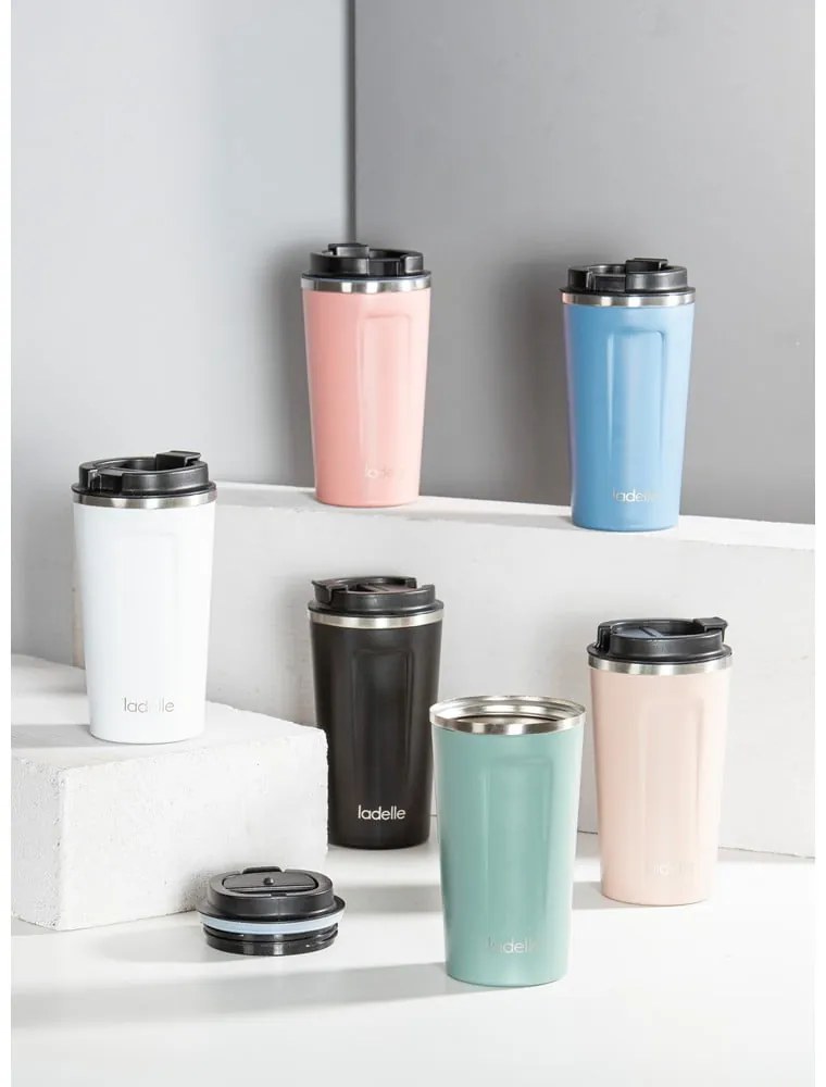 Tazza termica in rosa chiaro 500 ml Eco – Ladelle