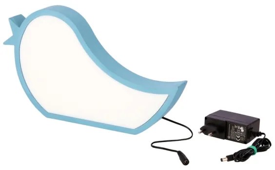 Lampada da scrivania LED per bambini BIRD LED/12W/230V blu