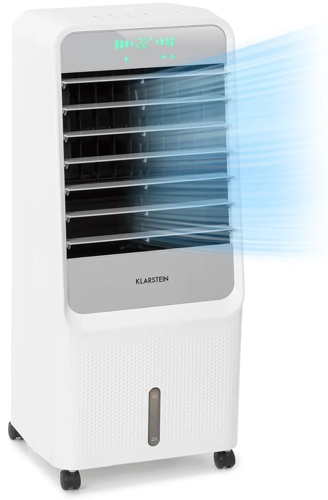 blumfeldt Townhouse Ventilatore Raffreddatore 7L 110W Telecomando 2 Siberini bianco