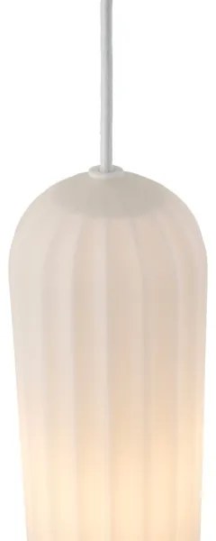 Nordlux - Lampadario a cavo MIELLA 3xE27/25W/230V bianco