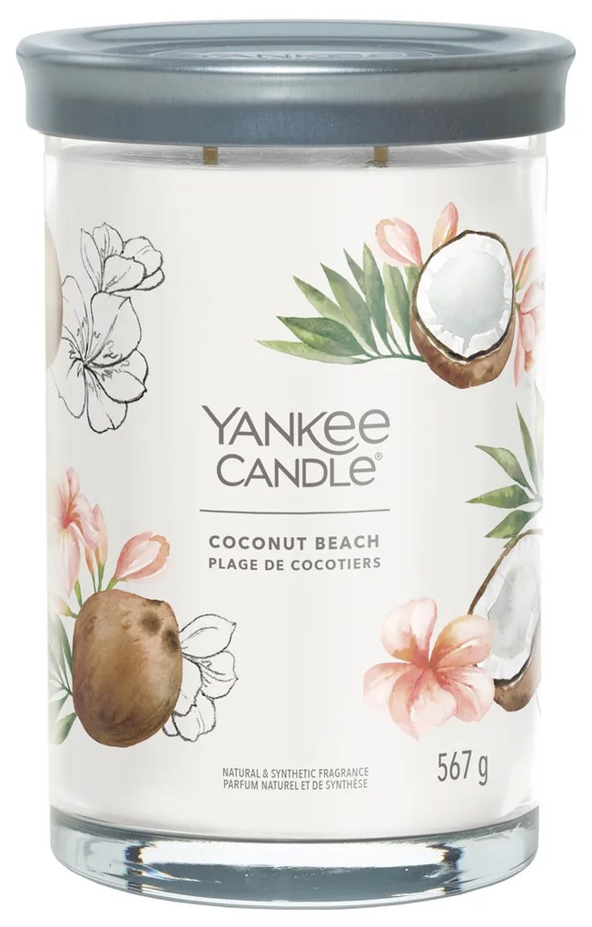 Candela Coconut Beach in barattolo grande Yankee Candle