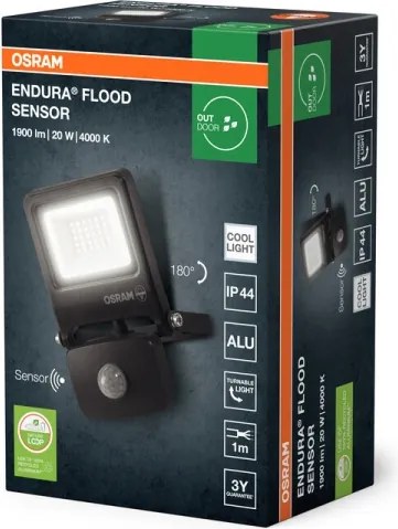Osram - Proiettore LED ENDURA con sensore 20W/230V 4000K IP44