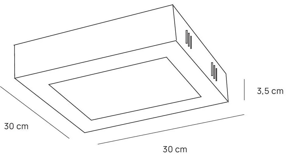 VIRGO Plafoniera LED quadrata bianca CCT regolabile disponibile in varie misure (sostituisce VPL 02)