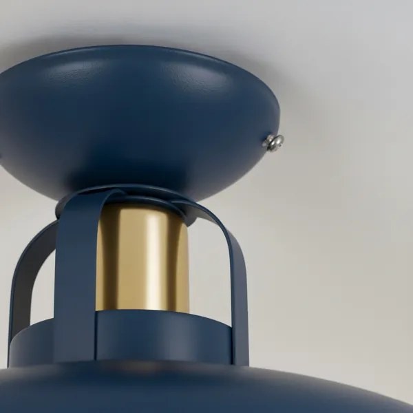 Brilagi - LED Lampadario a plafone FLAMENGO 1xE27/60W/230V blu